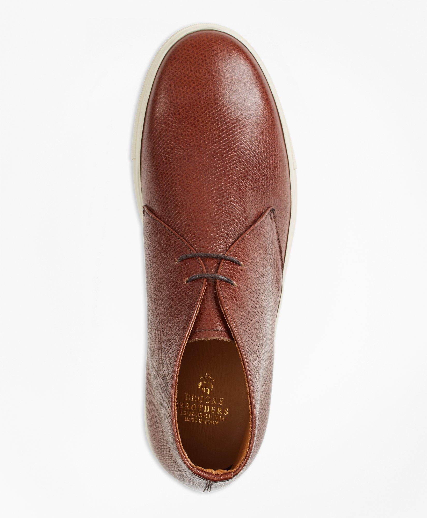 Leather chukka clearance sneaker