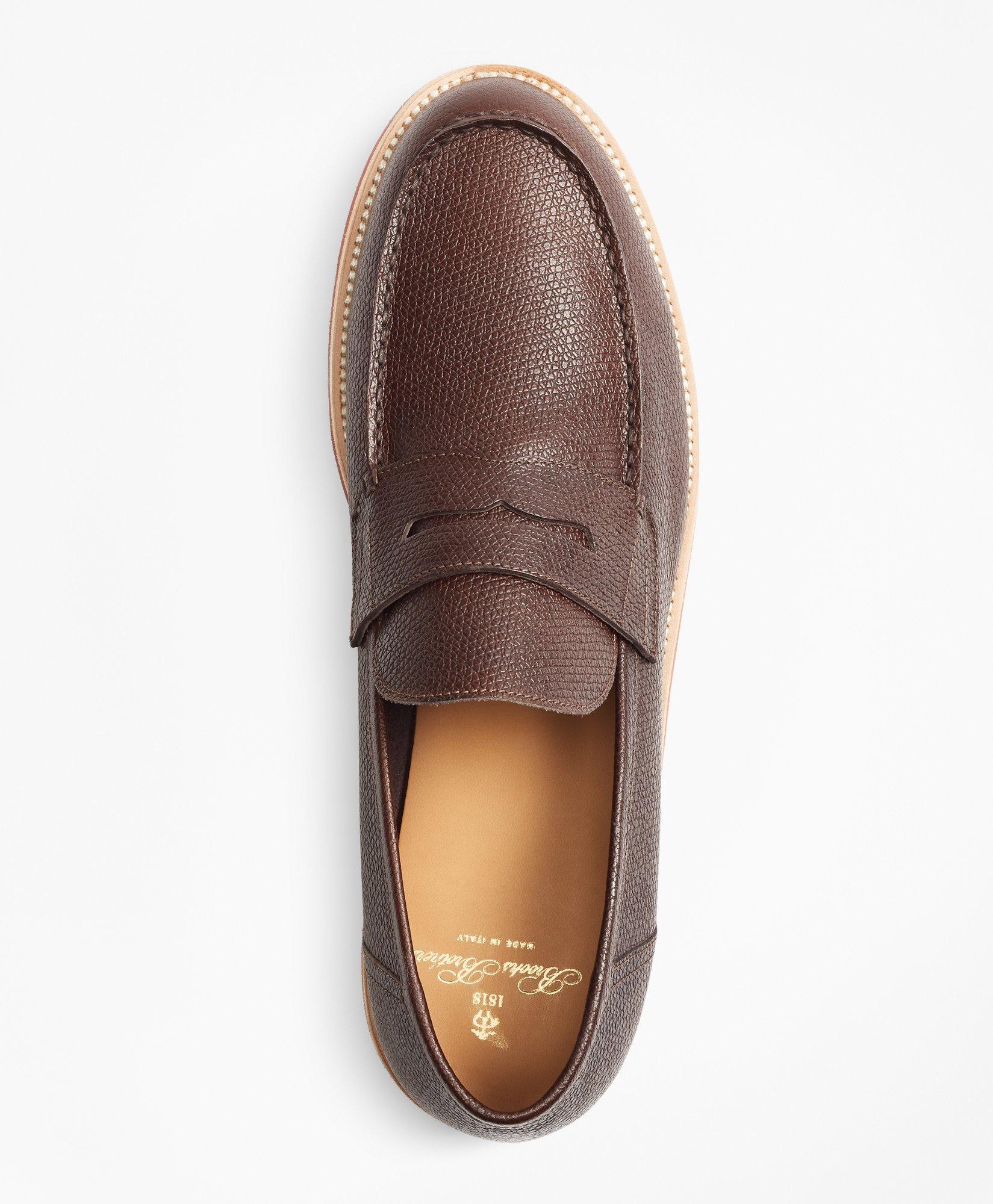 Brooks brothers hot sale penny loafers