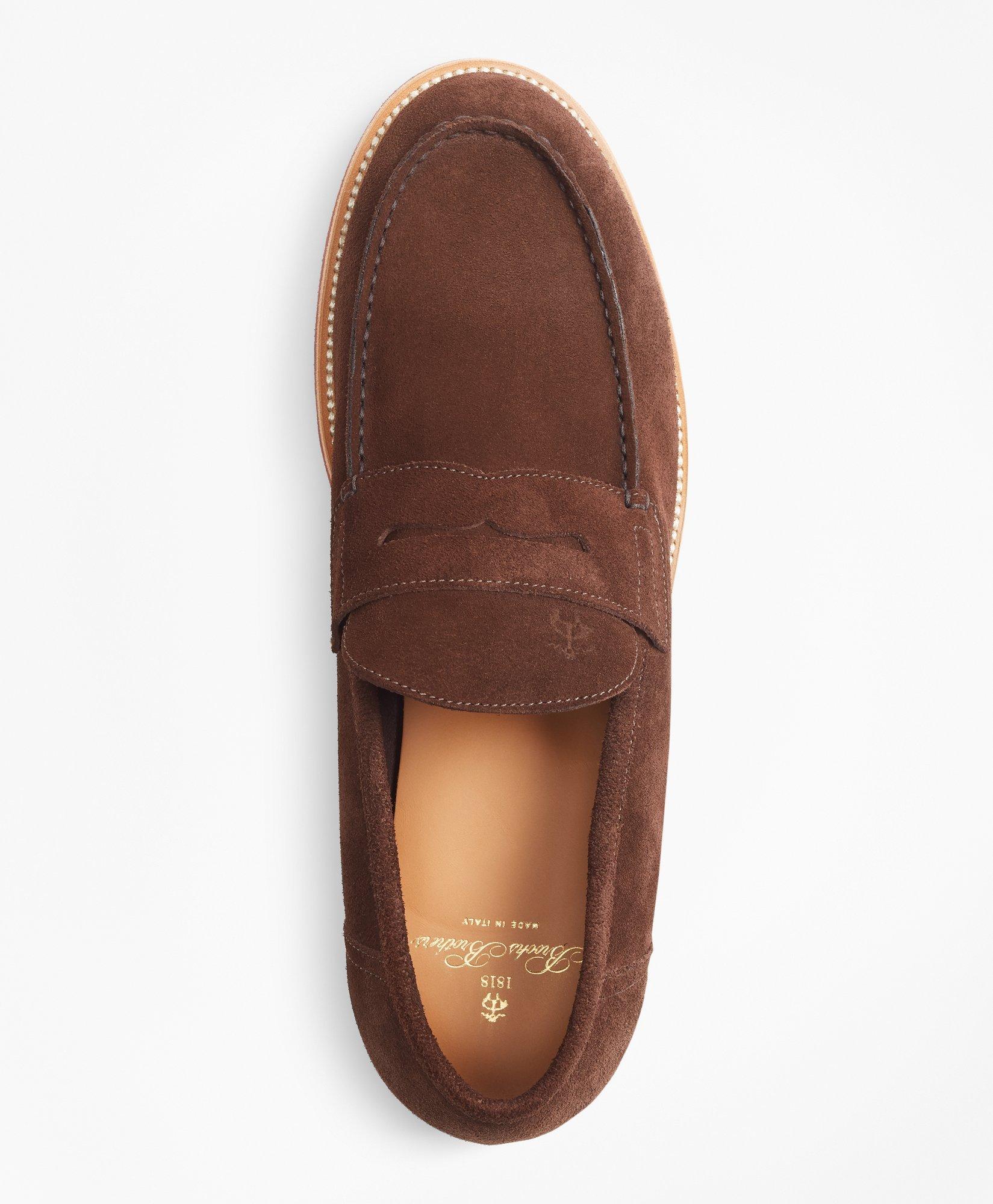 Suede Penny Loafers