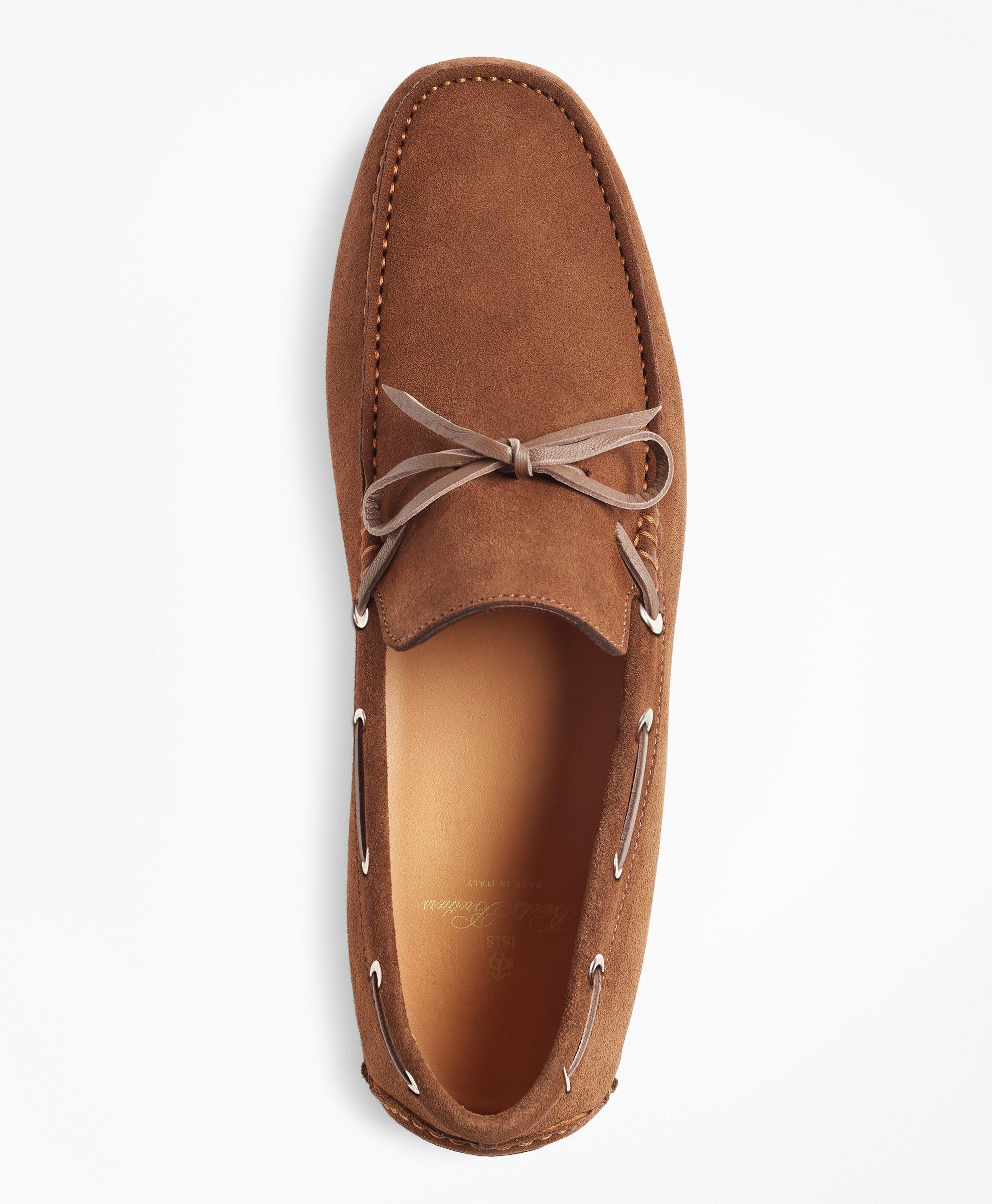 Brooks store brothers moccasins