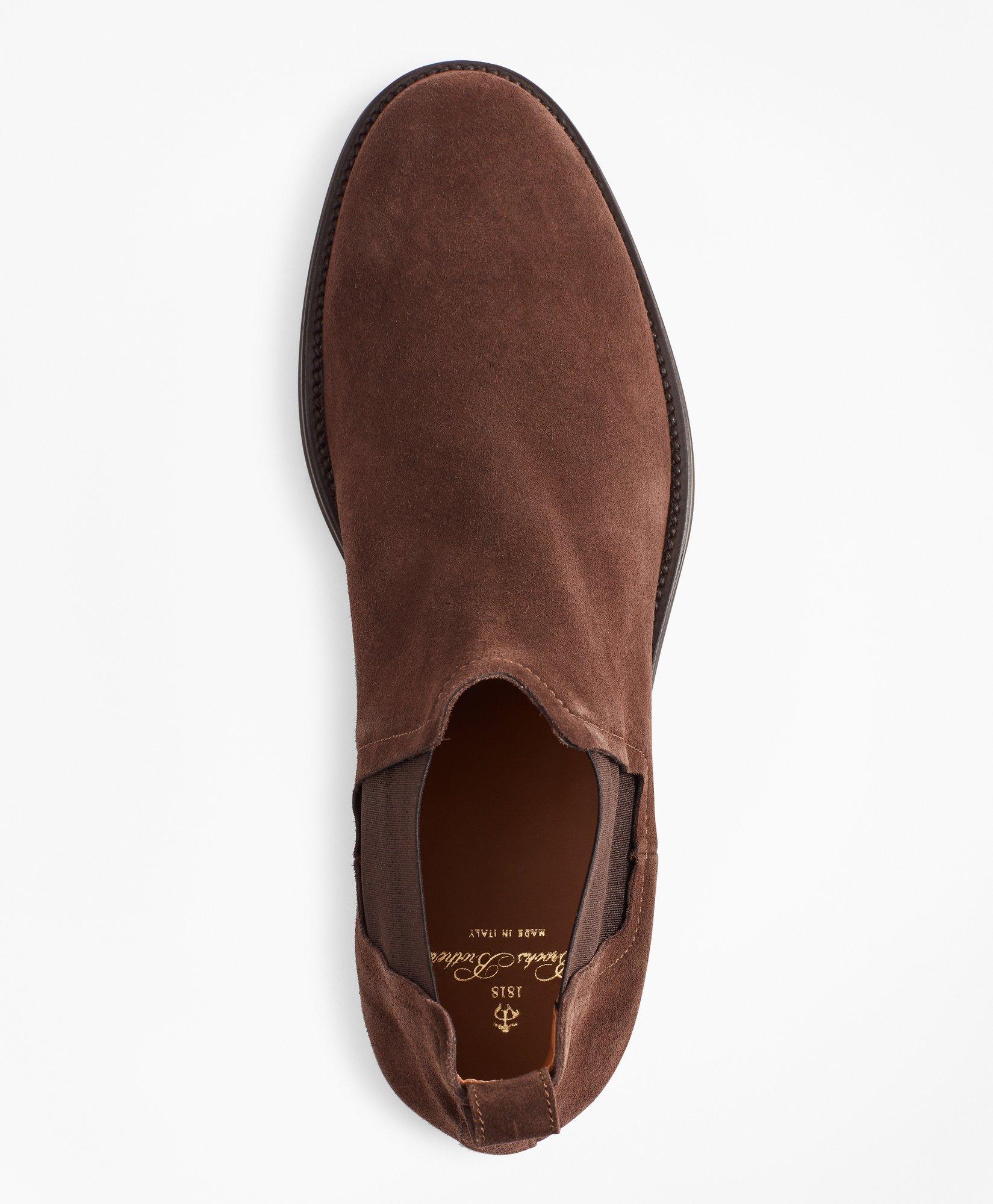 Brooks brothers suede sales shoes