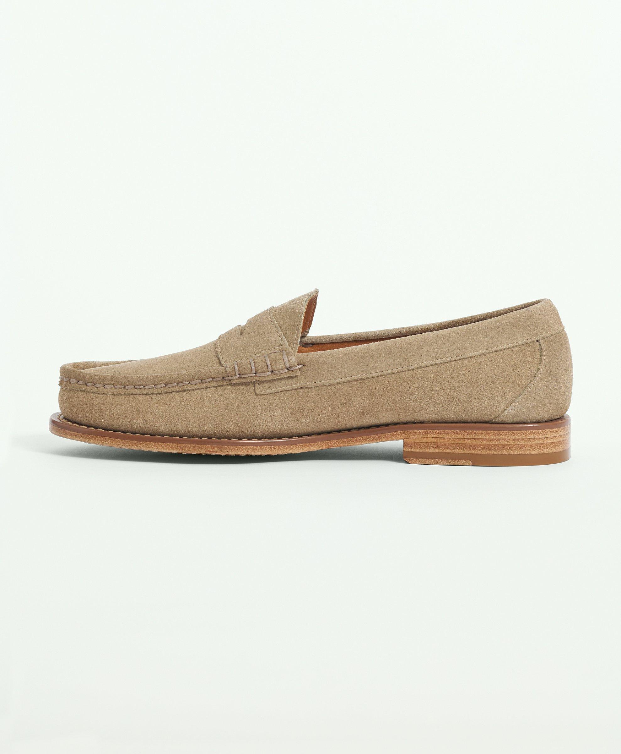 Suede Penny Loafers