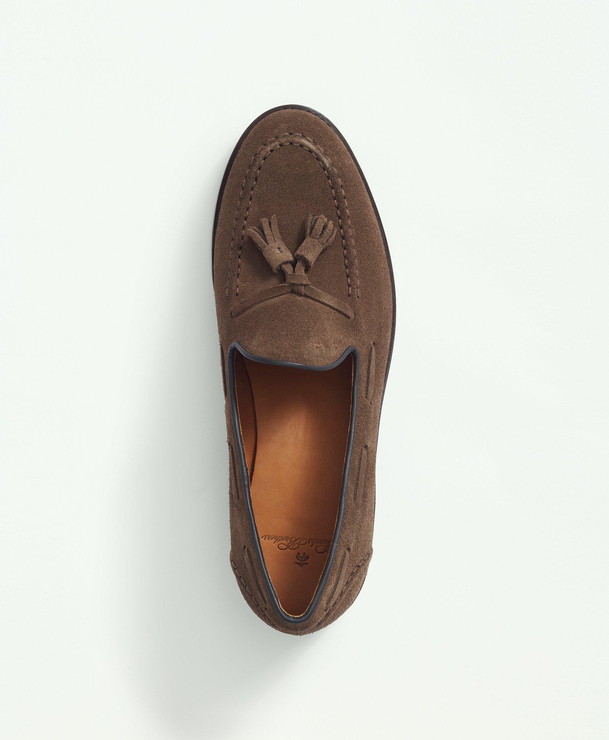 Brooks brothers cheap suede loafers