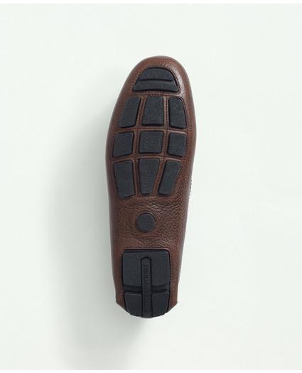 Pebbled Leather Driving Moccasins, image 4