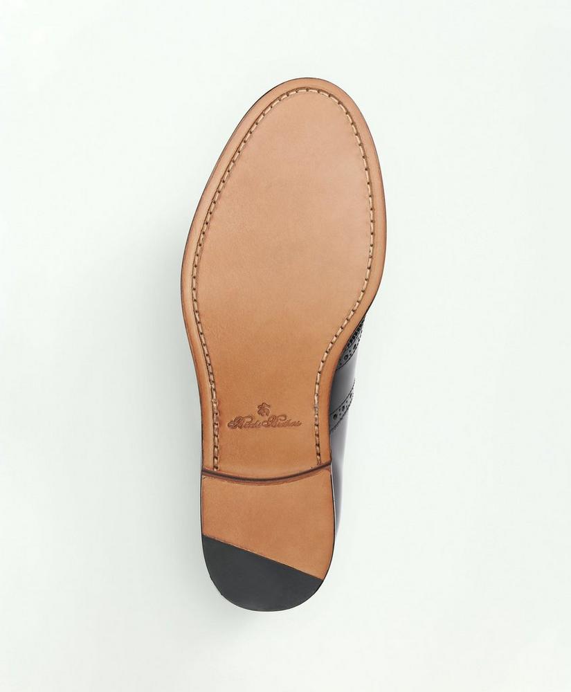 Black and Brown Leather Saddle Shoes, image 4
