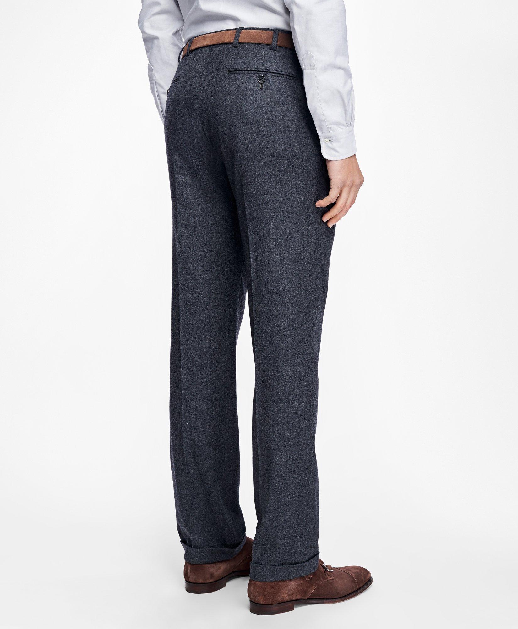 Regent Fit Stretch Flannel Trousers, image 3