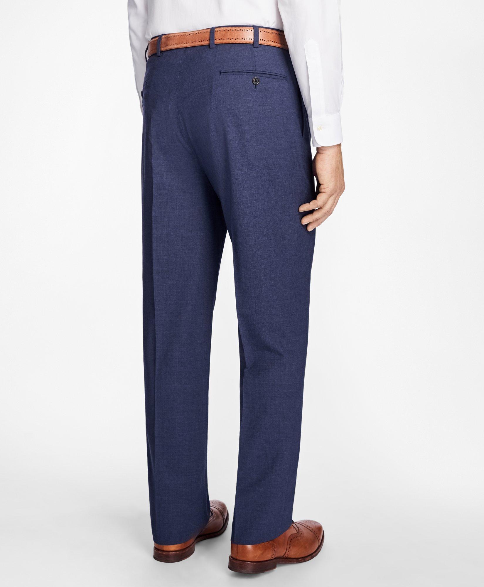 Brooks Brothers Madison Fit Pleat Front Covert Twill Trousers, $248, Brooks Brothers