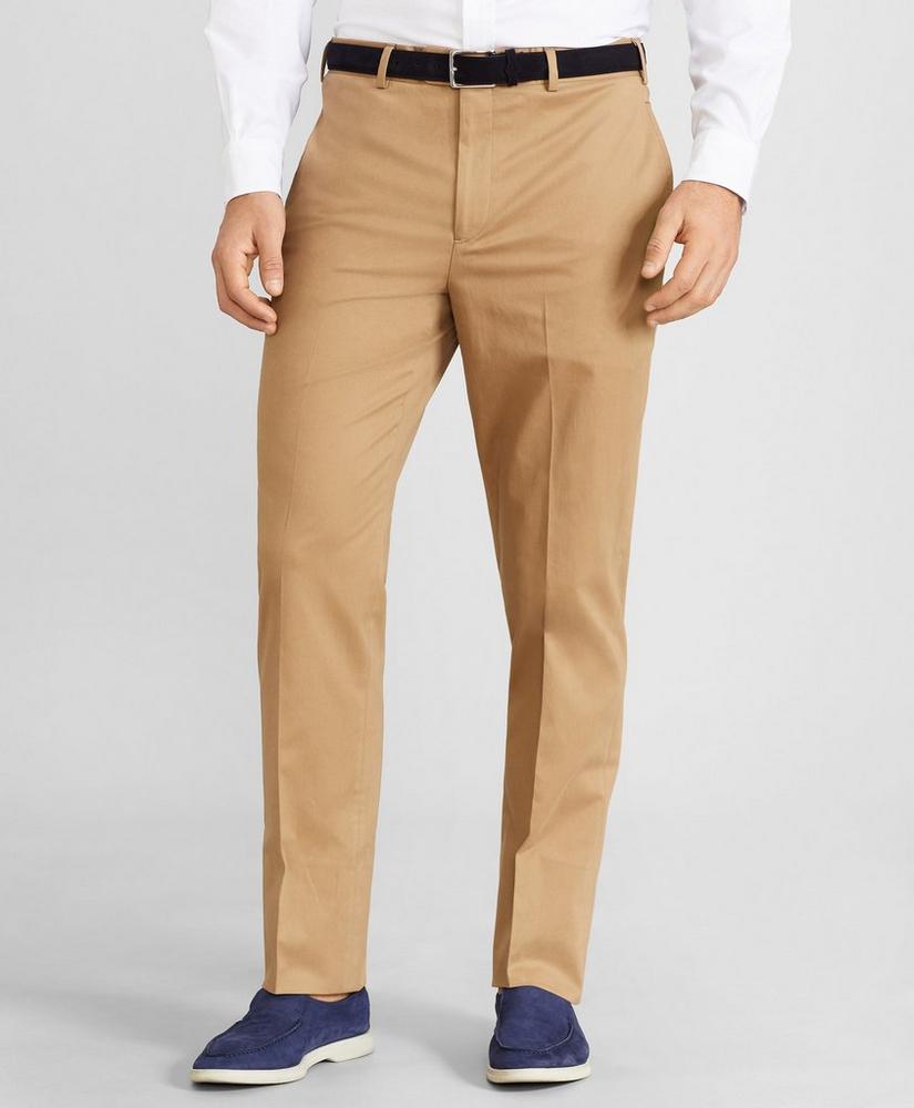 Regent Fit Stretch Supima® Cotton Trousers, image 1