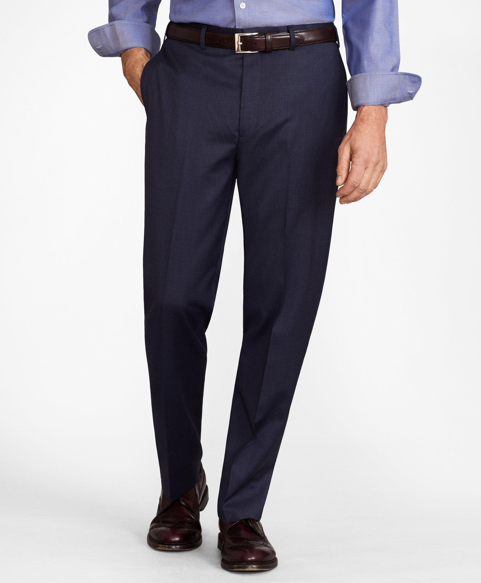 Brooks Brothers Flex Madison-Fit Wool Trousers