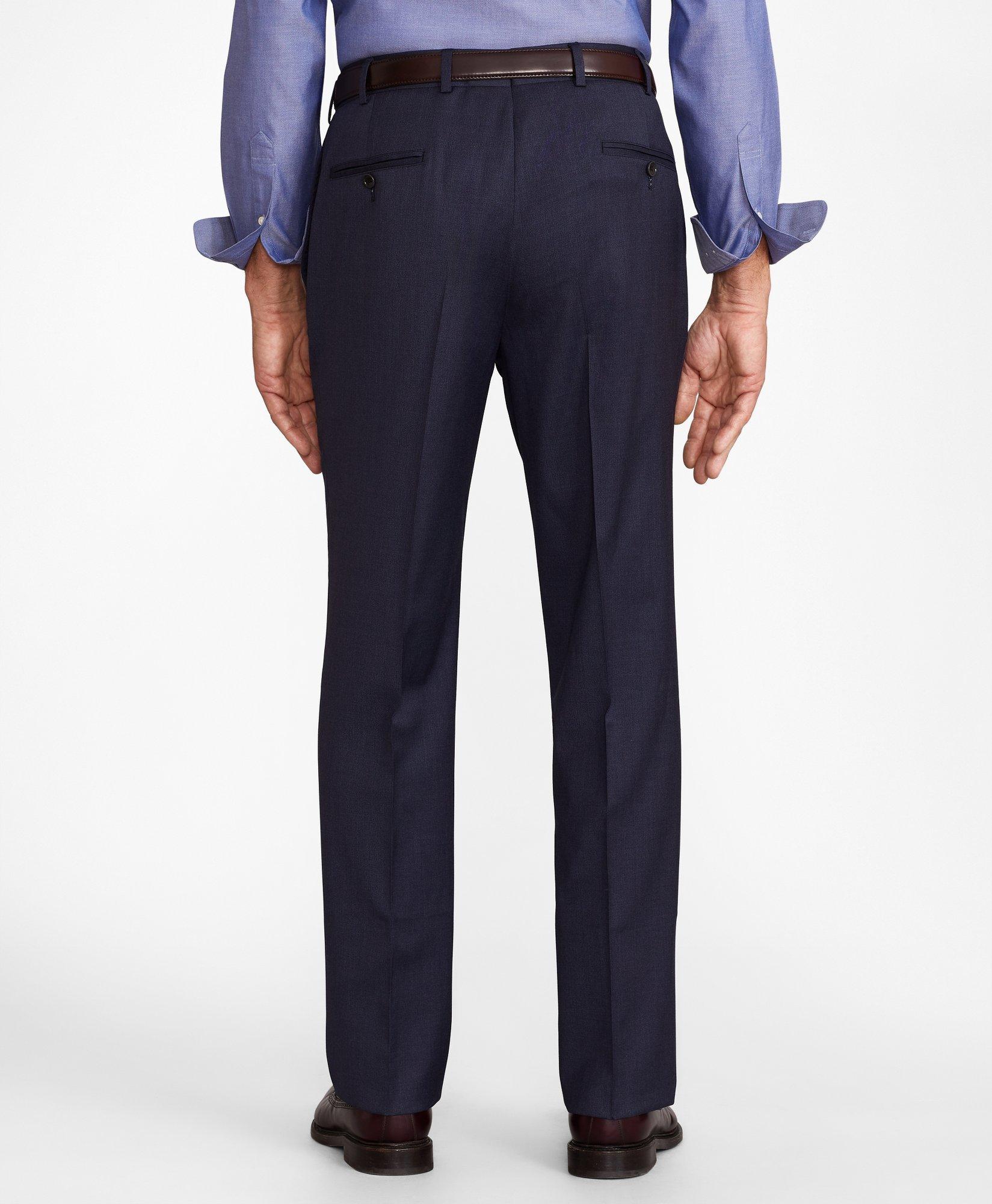 Brooks Brothers Flex Madison-Fit Wool Trousers