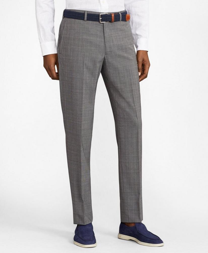 Milano Fit BrooksCool® Micro-Check Trousers, image 1