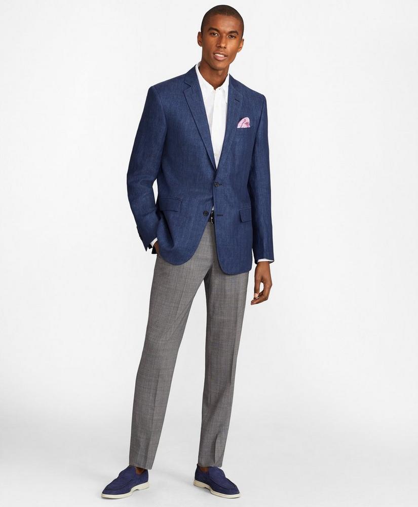 Milano Fit Brooks Brothers Cool Micro-Check Trousers, image 2