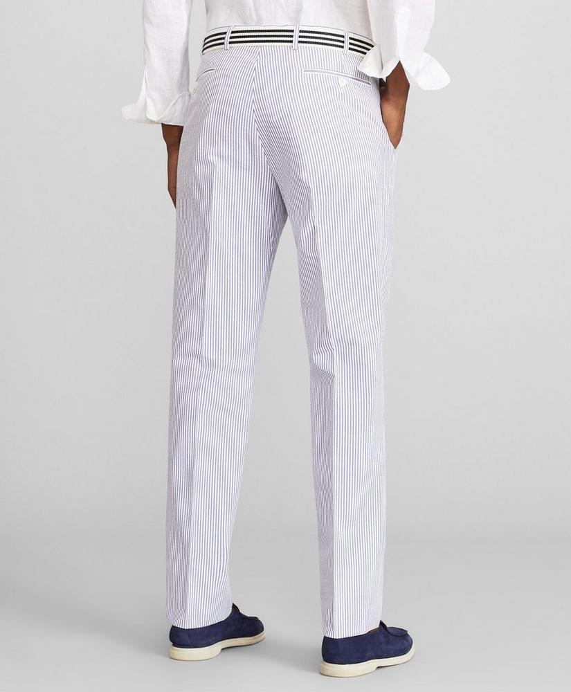 Milano Fit Stripe Seersucker Trousers, image 3