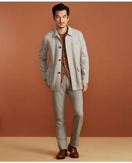 Golden Fleece® Five-Pocket Stretch Cotton-Linen Trousers, image 2