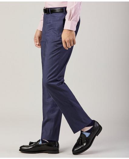 BrooksFlex™ Regent-Fit Mini-Houndstooth Wool Trousers, image 3