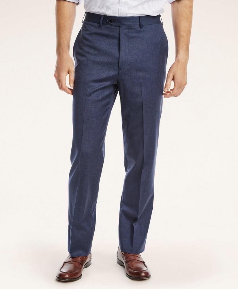 BrooksFlex™ Madison-Fit  Mini-Houndstooth Wool Trousers, image 1