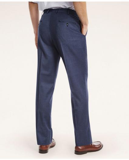 BrooksFlex™ Madison-Fit  Mini-Houndstooth Wool Trousers, image 3