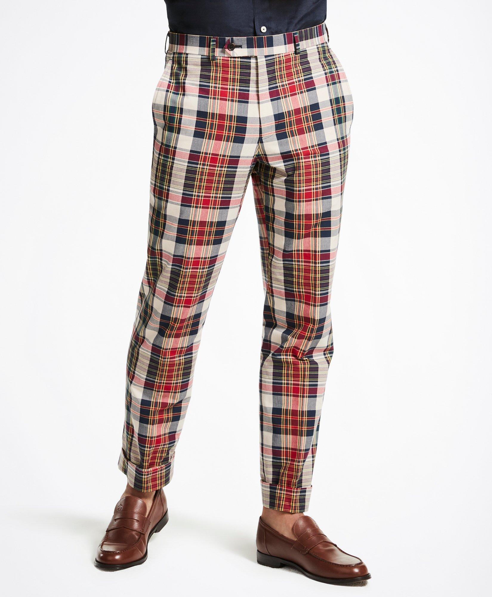 Regent Fit Madras Trousers