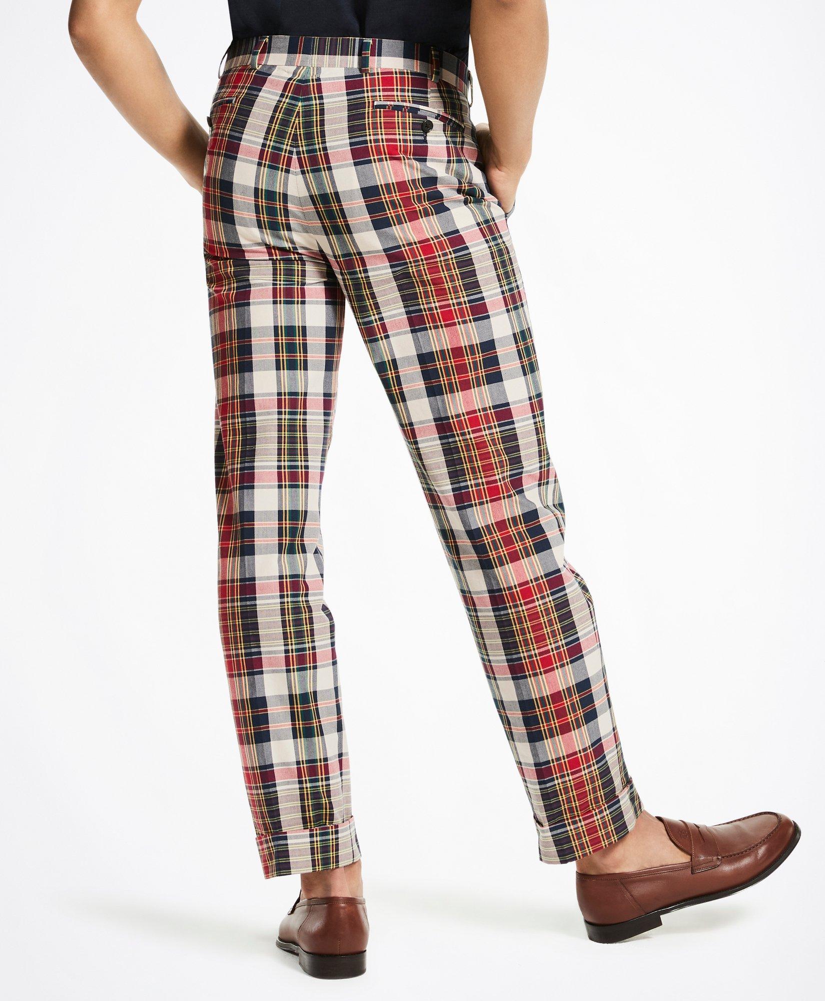 Regent Fit Madras Trousers