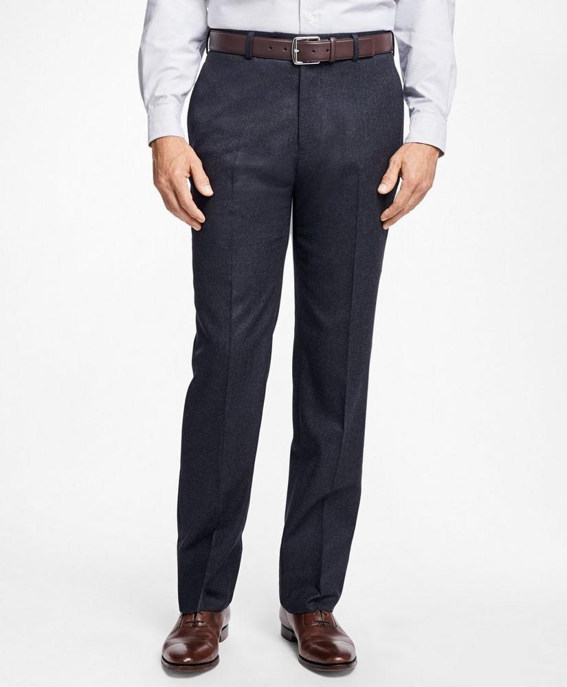 Regent Fit Wool Flannel Trousers, image 1