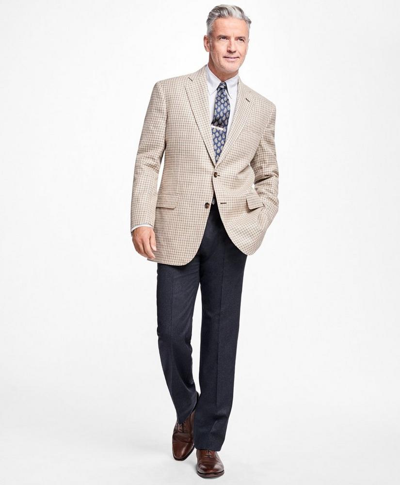 Regent Fit Wool Flannel Trousers, image 2