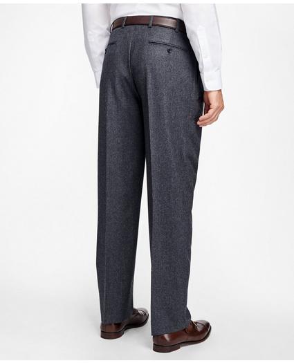 Madison Fit Wool Flannel Pleat-Front Trousers, image 3