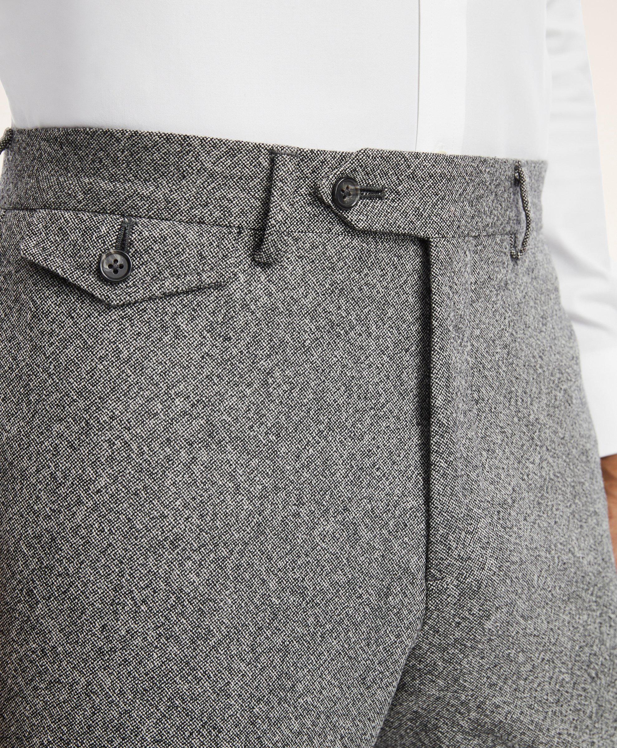 Milano Fit Wool Tweed Trousers