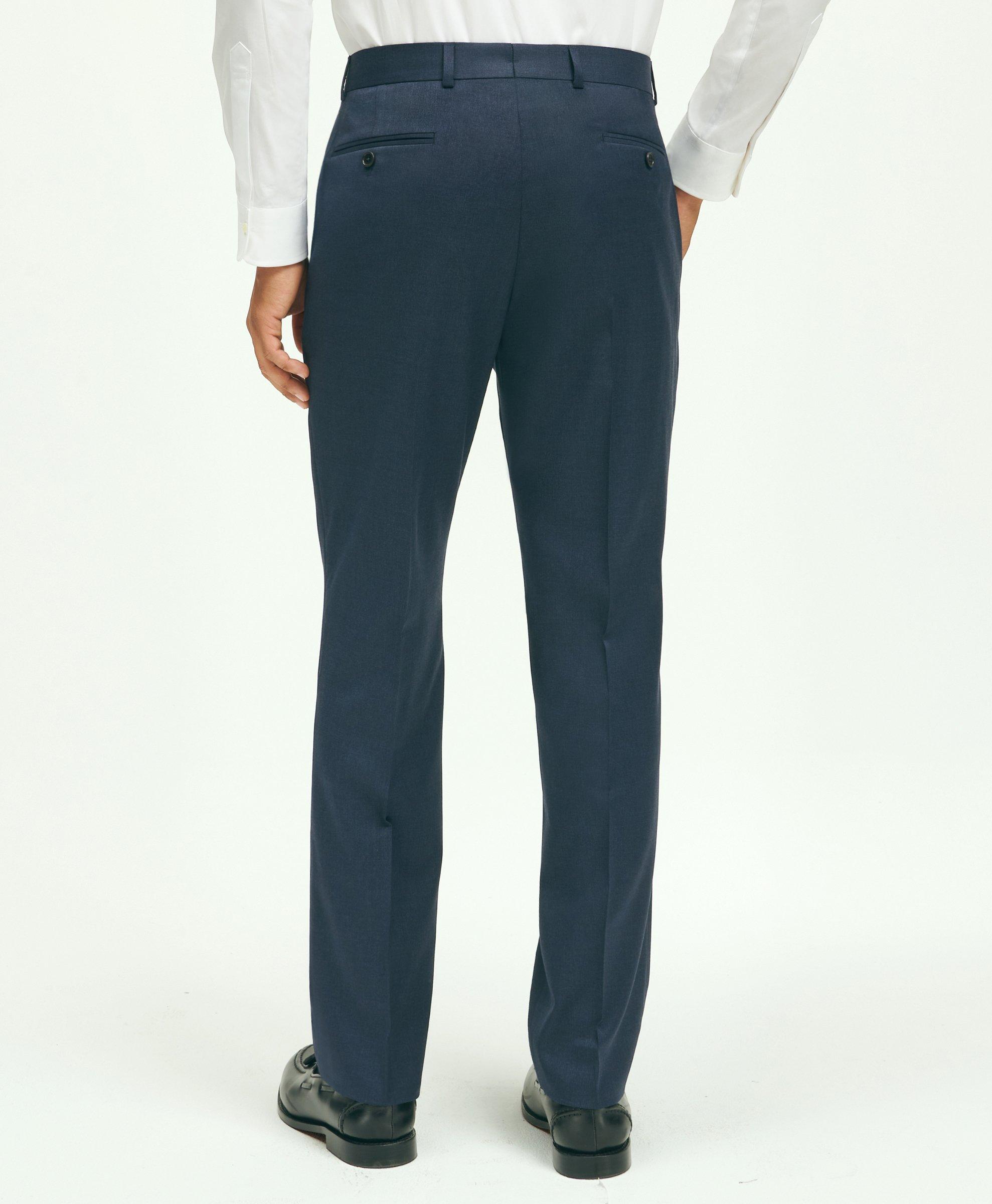 4-Bar wool tweed pants