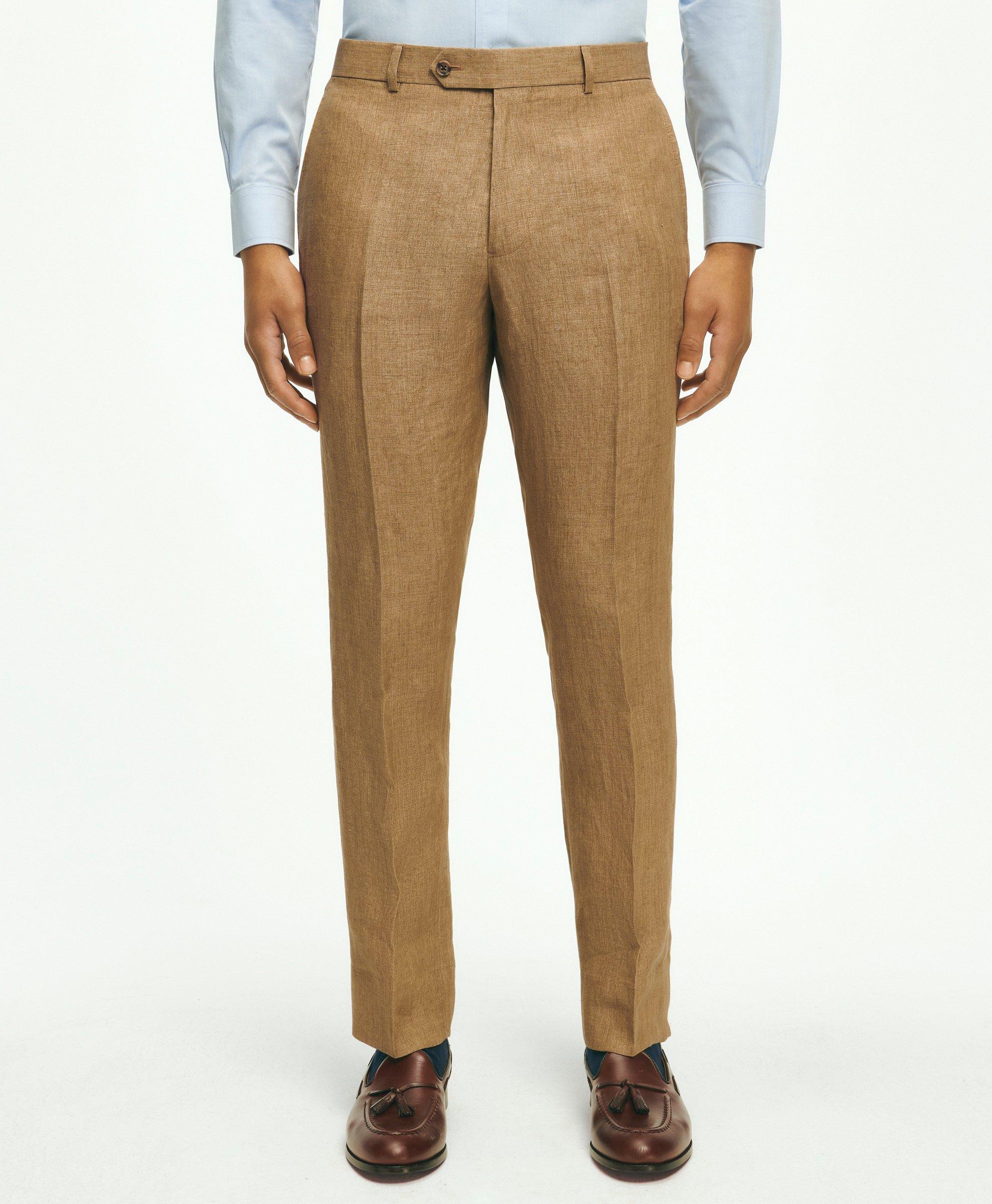 Classic Fit Linen Trousers