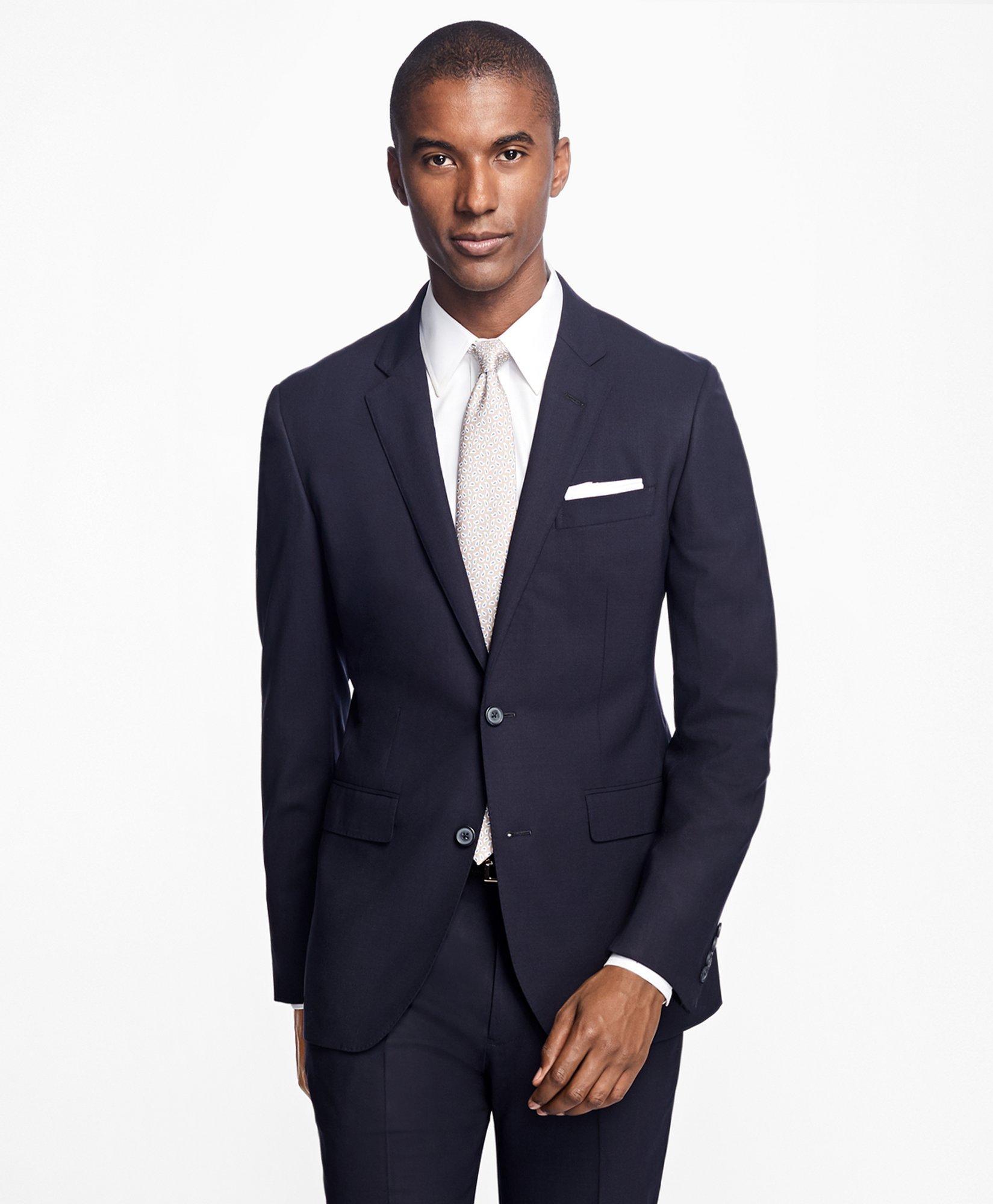 Brooks brothers navy store suit