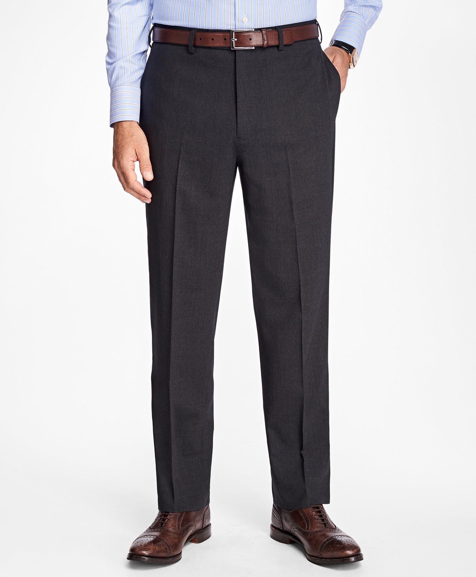 Brooks Brothers Madison Fit Pleat Front Covert Twill Trousers