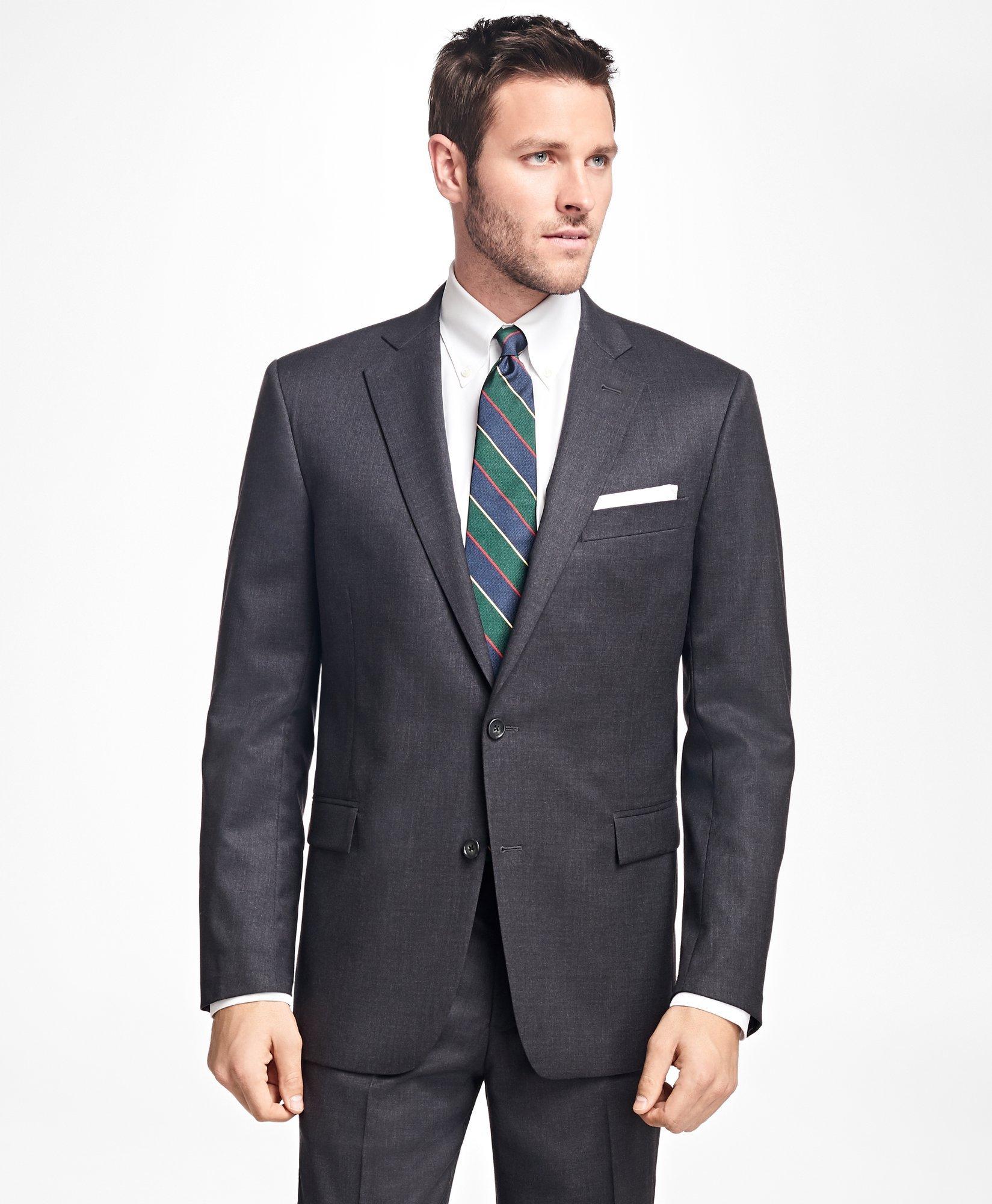 Classic Fit Stretch Wool Two-Button 1818 Suit