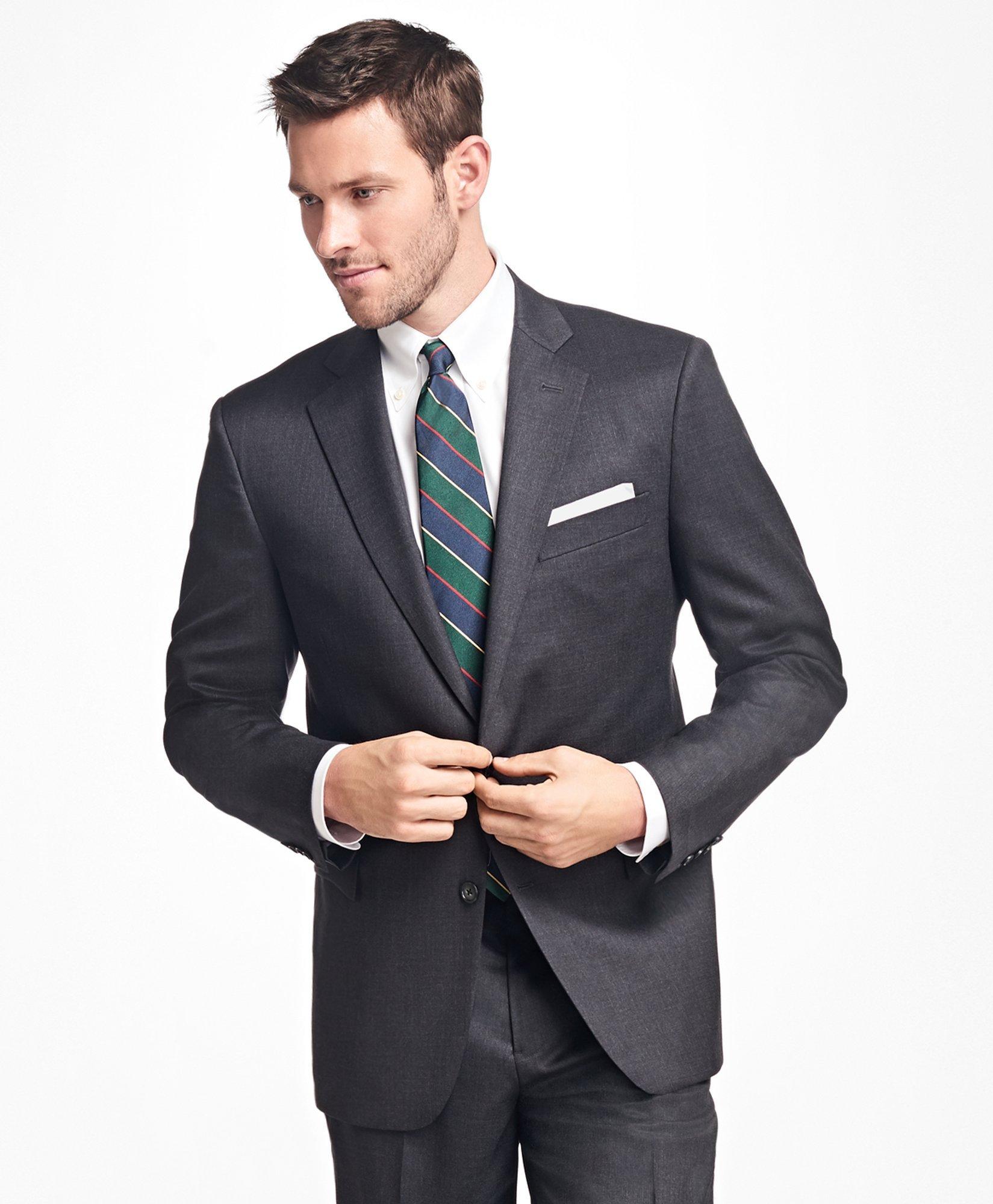 Regent Fit Stretch Wool Two-Button 1818 Suit