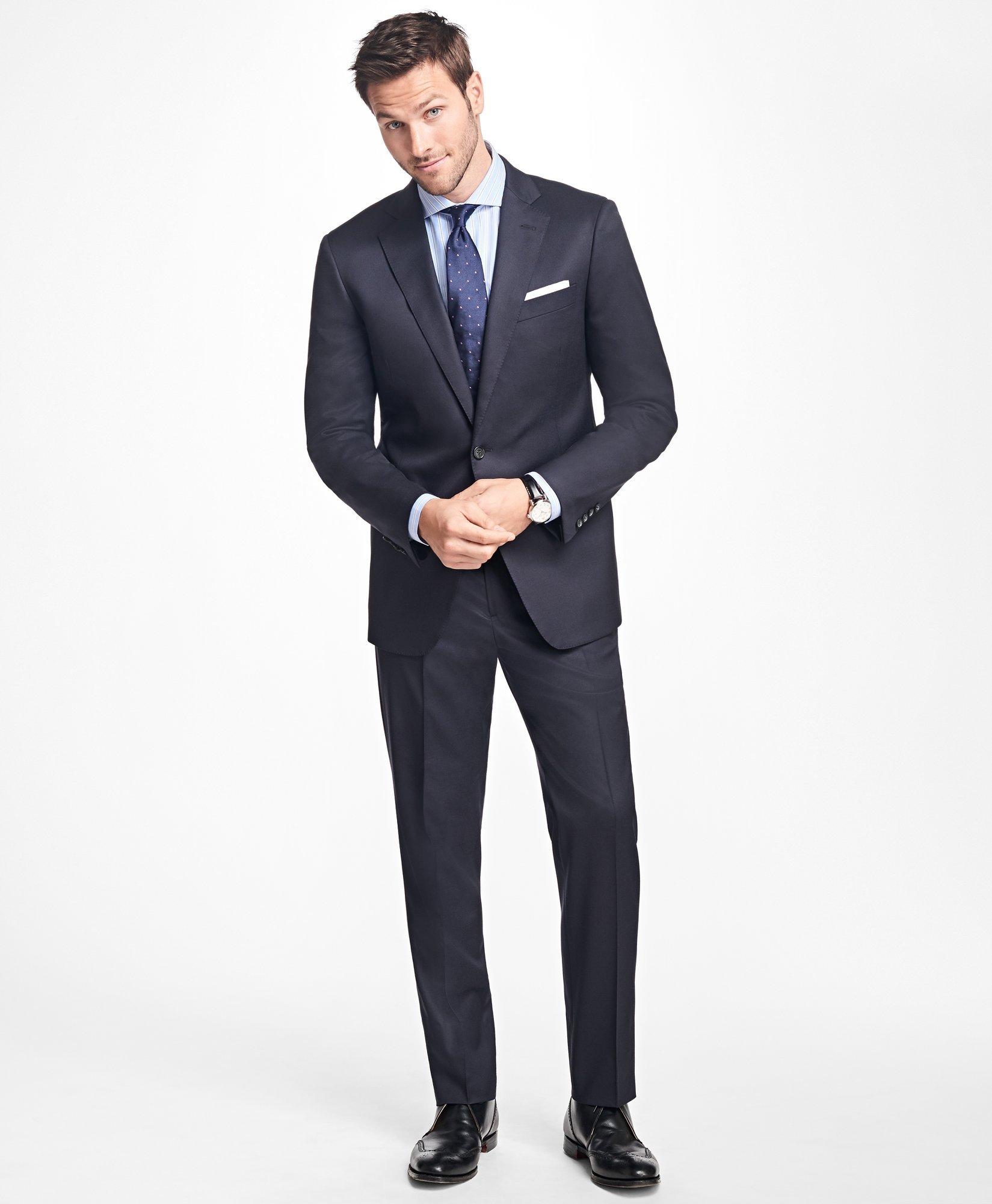 Regent Fit Stretch Wool Two-Button 1818 Suit