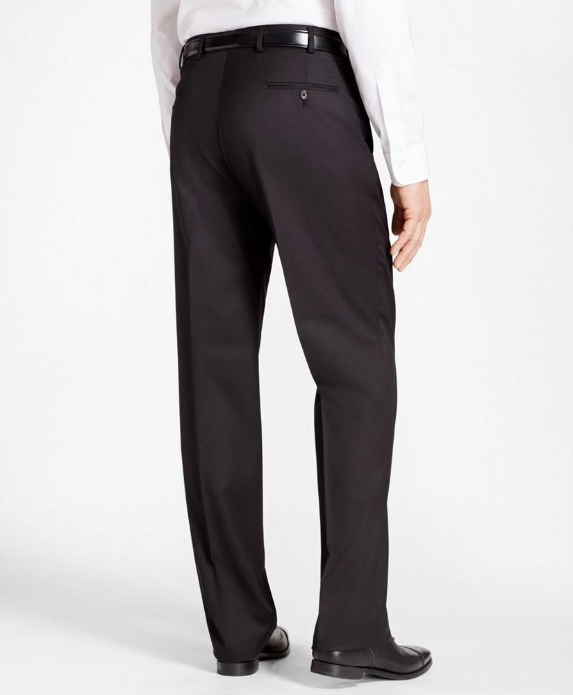 Size 34 Short  New Black 100% Tropical Wool Traditional Tuxedo Pants Tux Trouser 