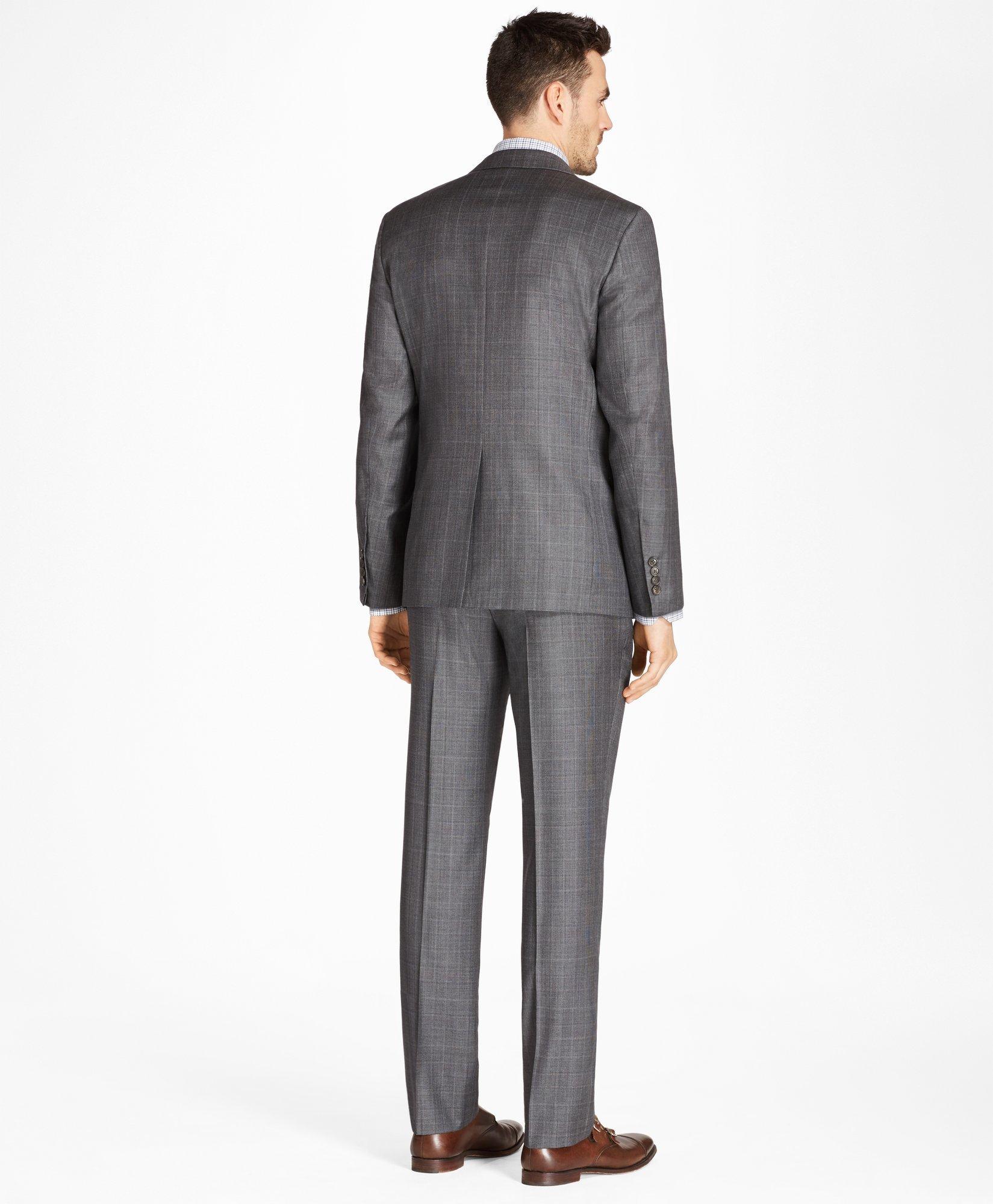 Regent Fit Plaid 1818 Suit 