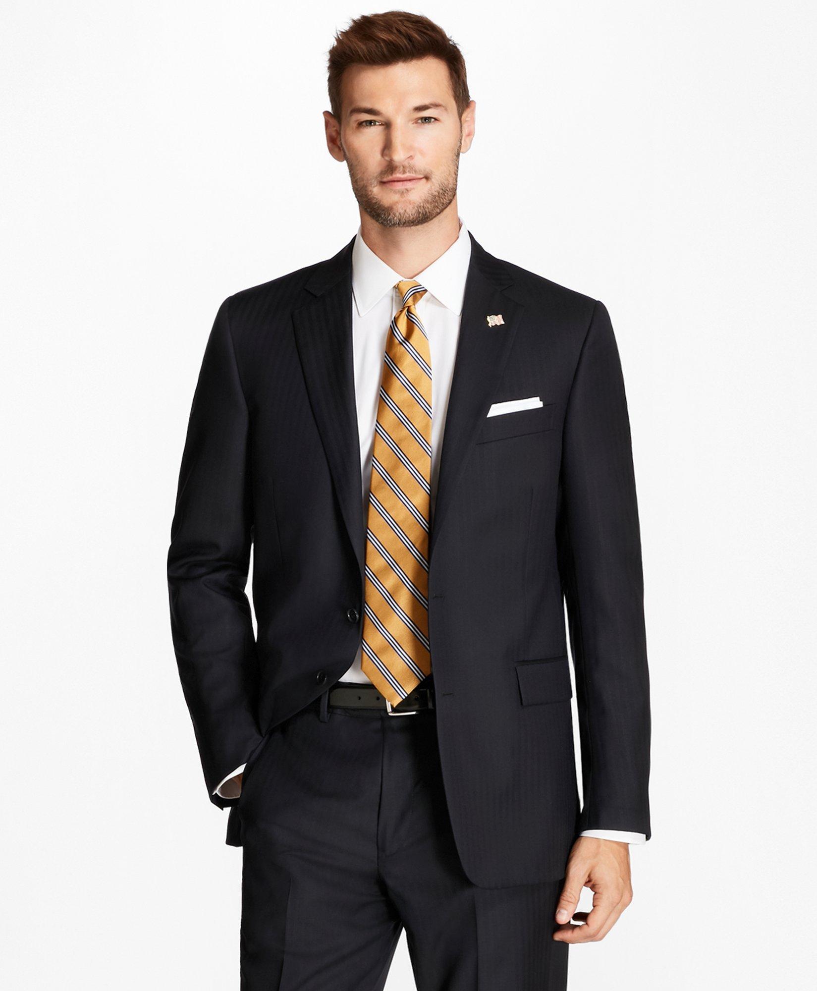 Brooks brothers navy store suit