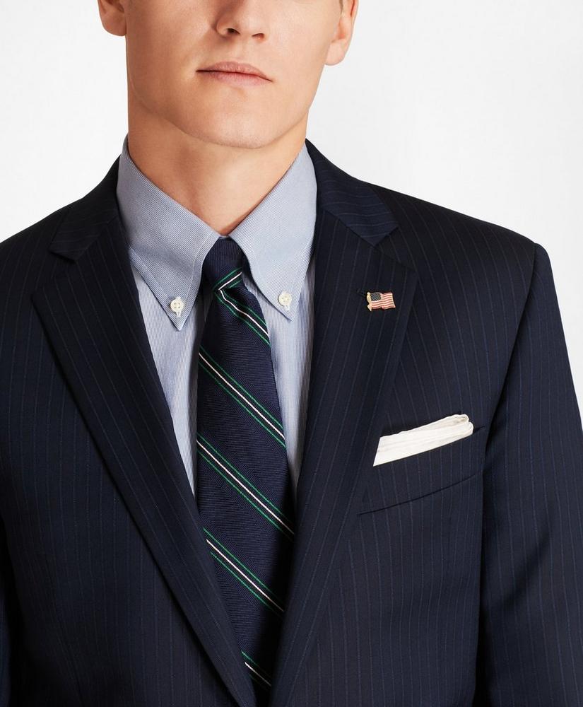Regent Fit Saxxon™ Wool Bead Stripe 1818 Suit, image 2