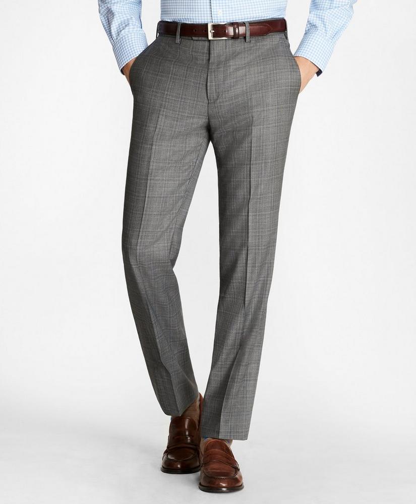 Regent Fit Saxxon™ Wool Plaid 1818 Suit, image 4
