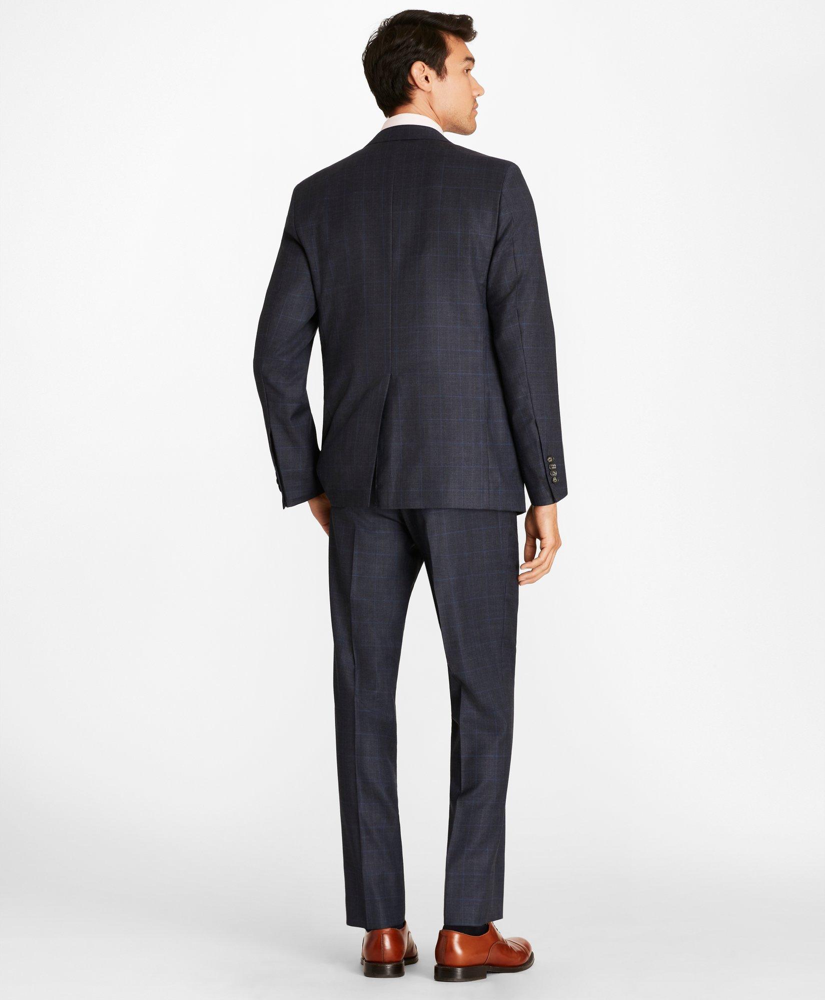 Regent Fit Plaid 1818 Suit 