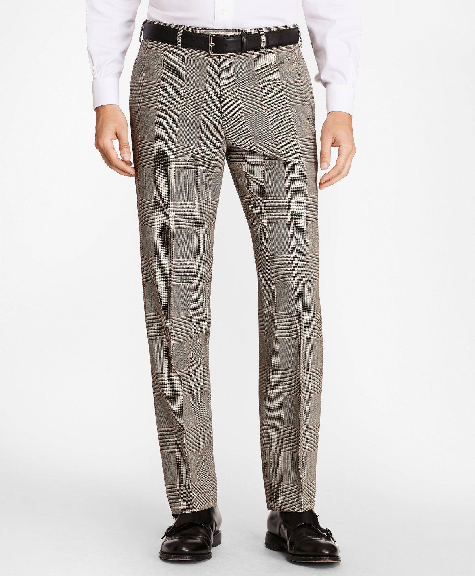 Regent Fit Double-Breasted Plaid 1818 Suit