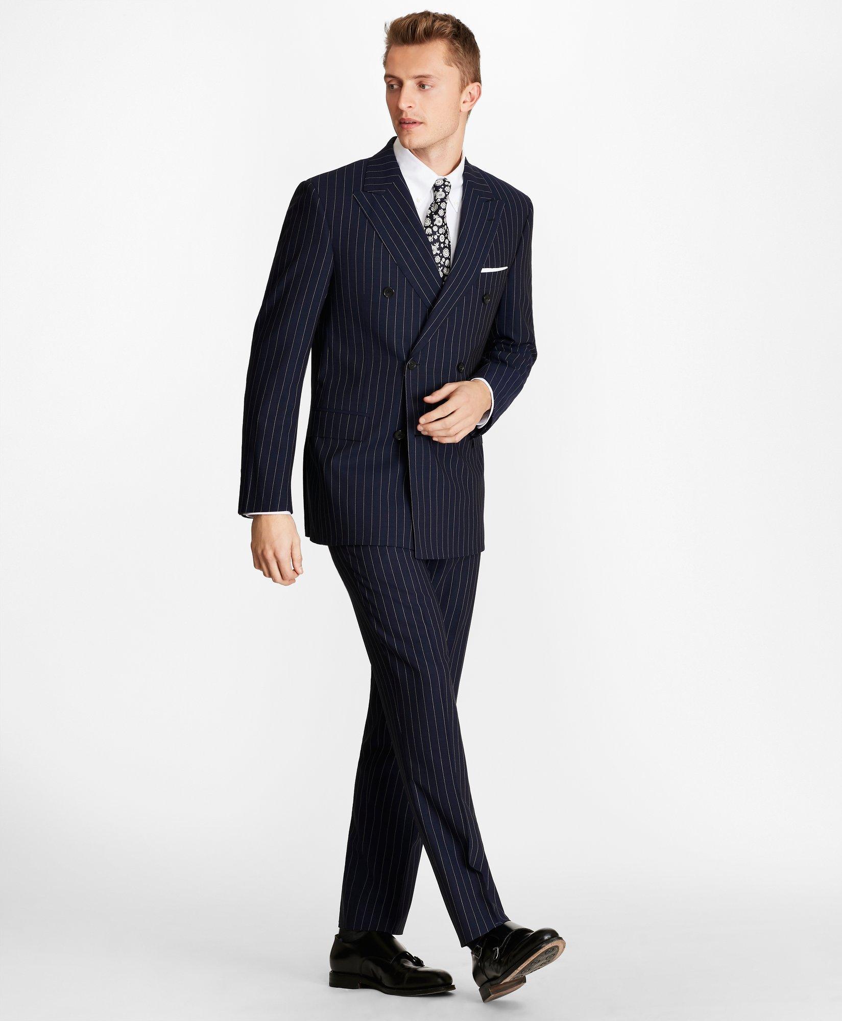 Regent Fit Double-Breasted Pinstripe 1818 Suit