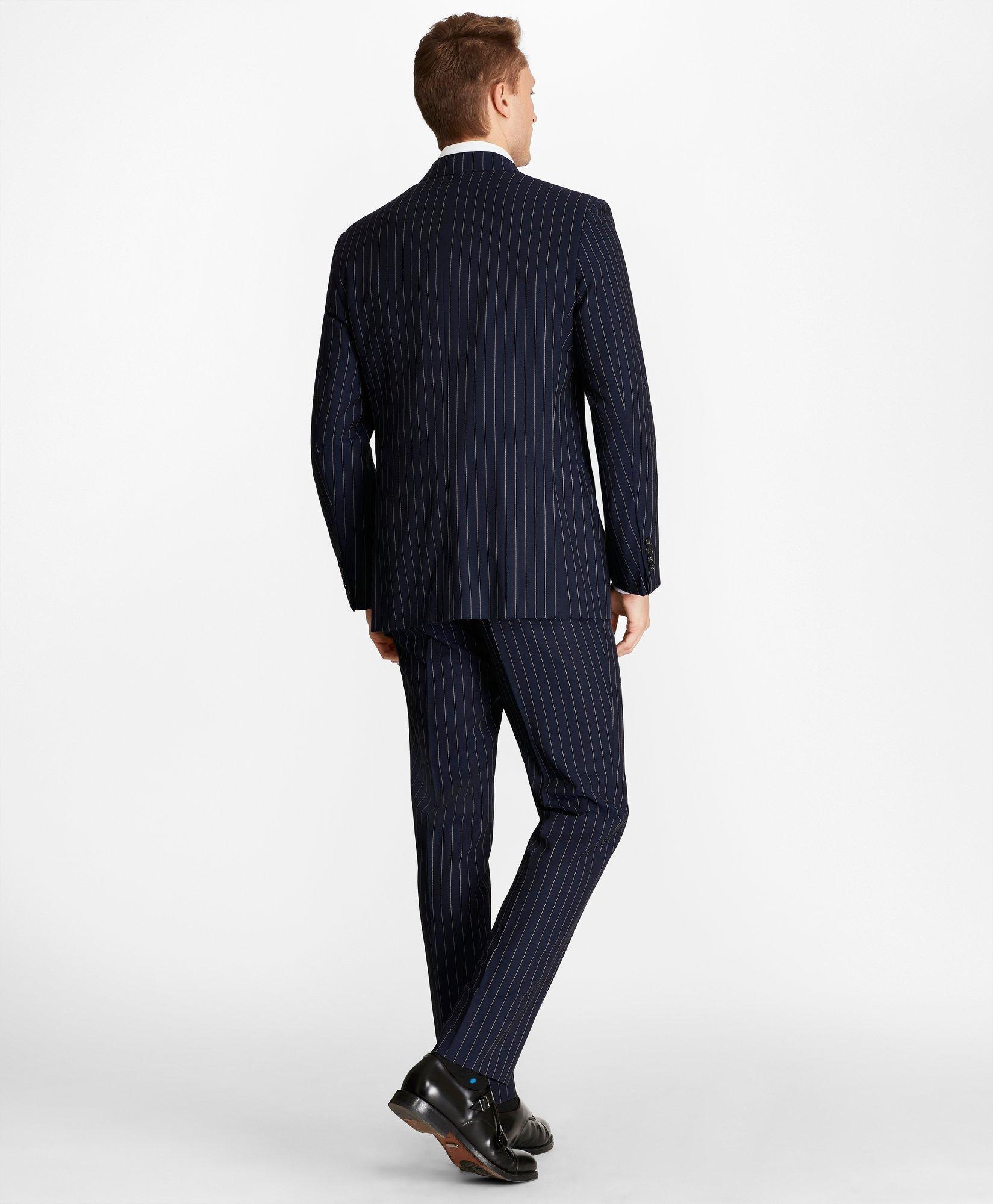 Regent Fit Double-Breasted Pinstripe 1818 Suit