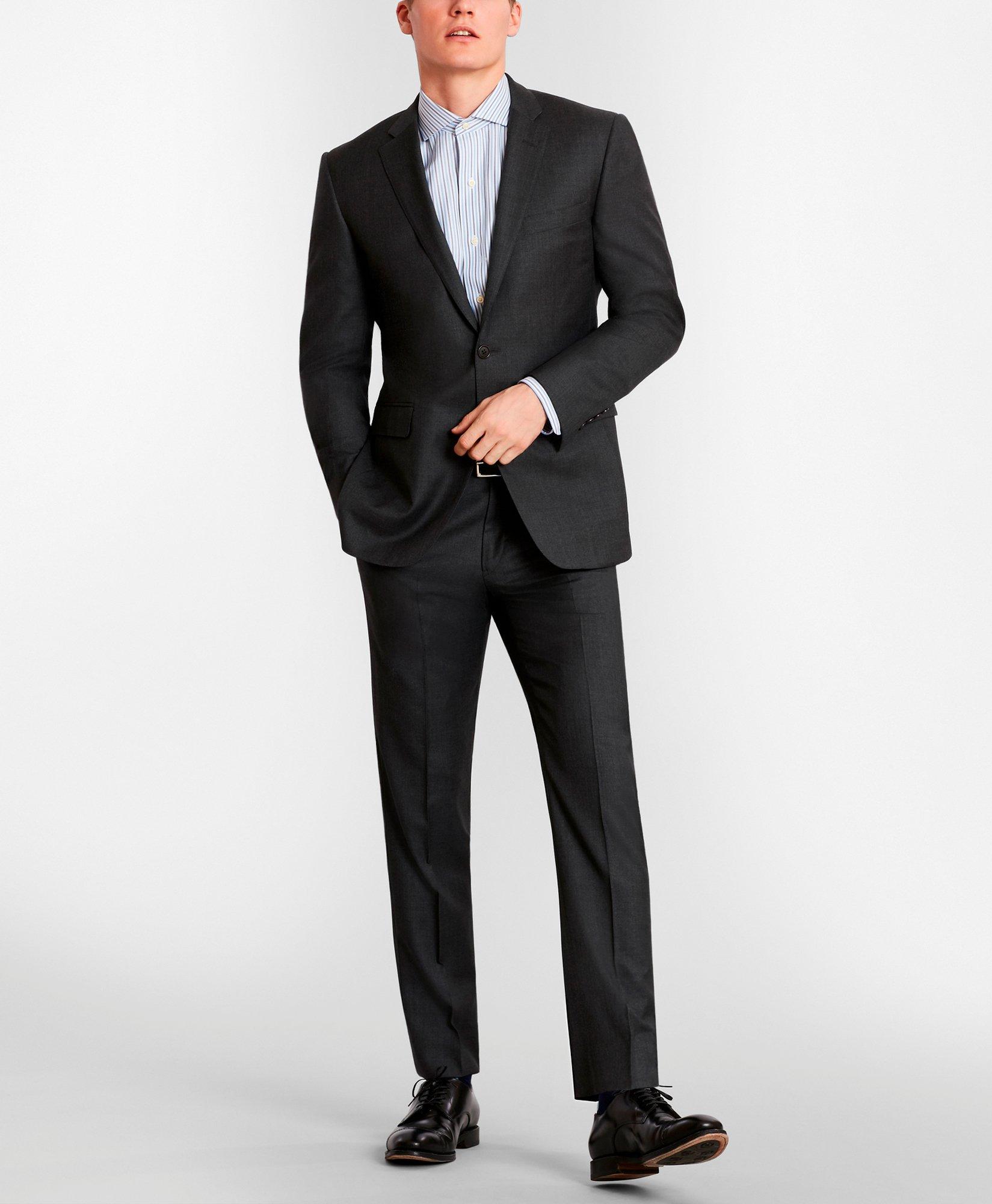 Brooks Brothers Milano-Fit Wool Twill Suit Jacket