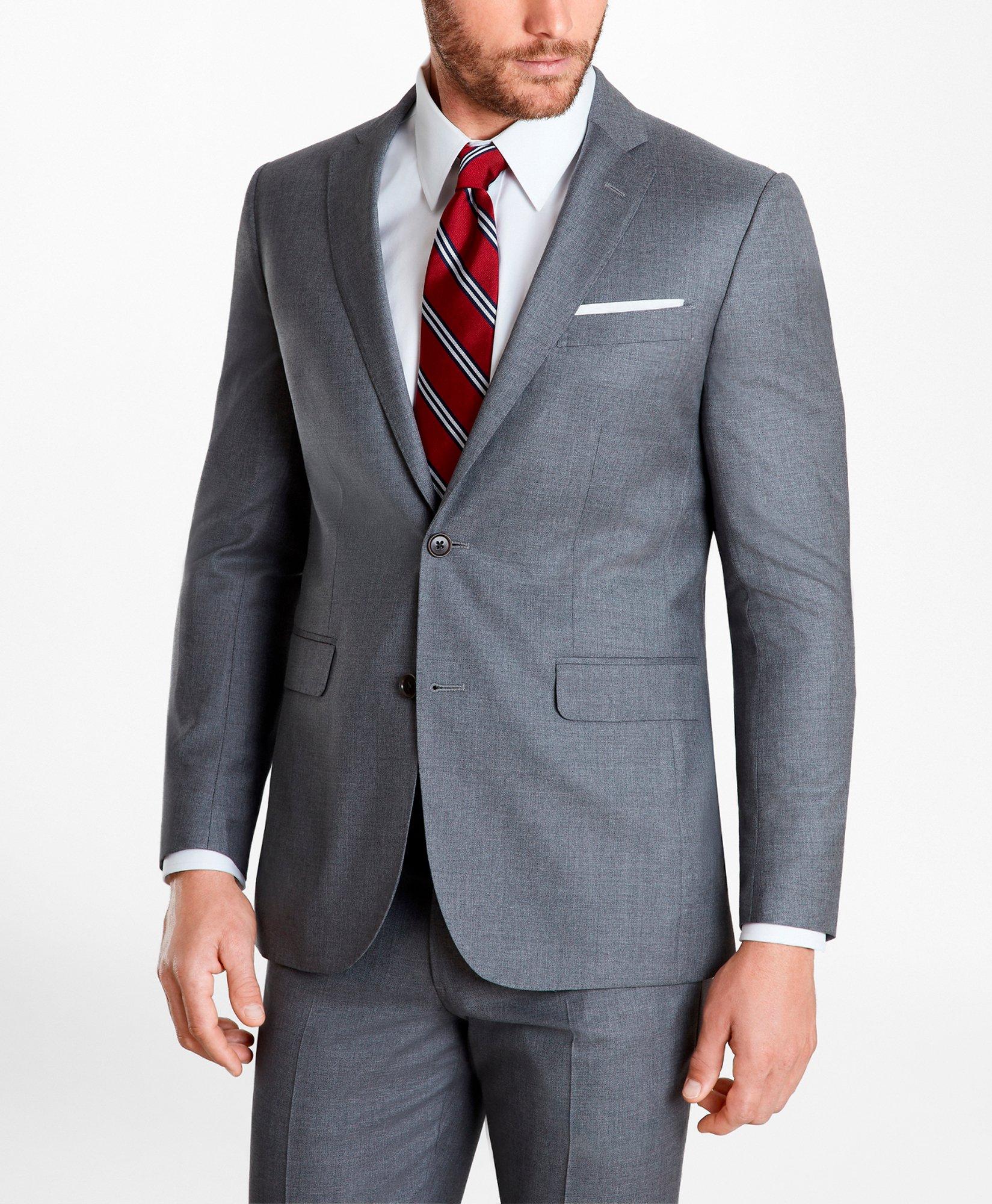 Brooks Brothers Milano-Fit Wool Twill Suit Jacket