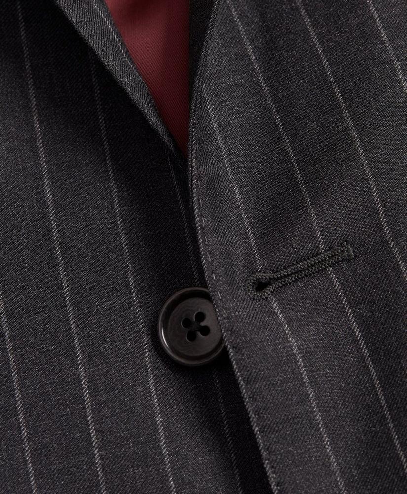BrooksGate™ Regent-Fit Striped Wool Twill Suit Jacket, image 2