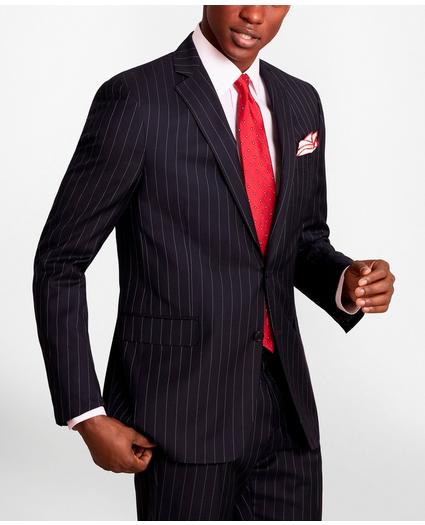 BrooksGate™ Regent-Fit Bead-Stripe Twill Suit Jacket, image 1