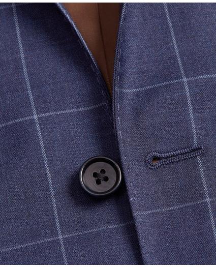 Brooks Brothers Regent-Fit Windowpane Wool Twill Suit Jacket, image 2