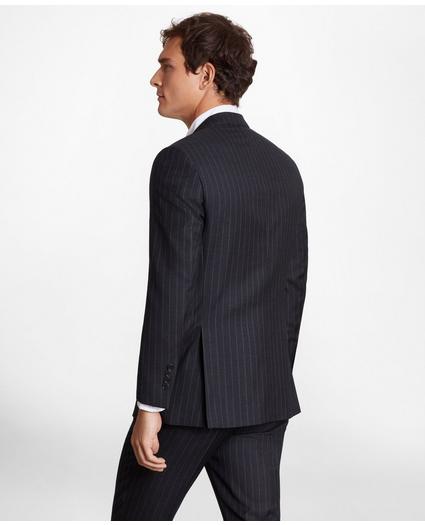 BrooksGate™ Milano-Fit Striped Wool Twill Suit Jacket, image 4