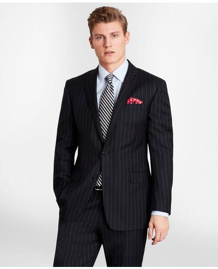 Brooks Brothers Milano-Fit Bead-Stripe Twill Suit Jacket, image 1